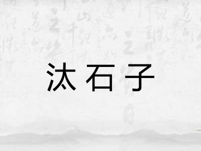 汰石子