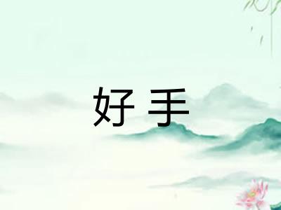 好手 好手