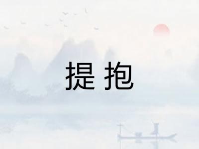 提抱 提抱