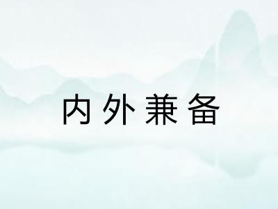 内外兼备