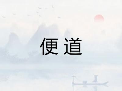便道 便道