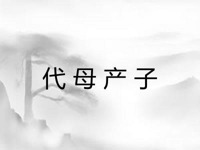 代母产子 代母产子