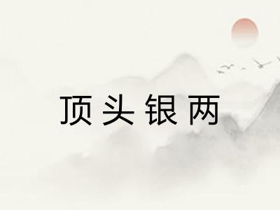 顶头银两 顶头银两