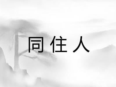 同住人