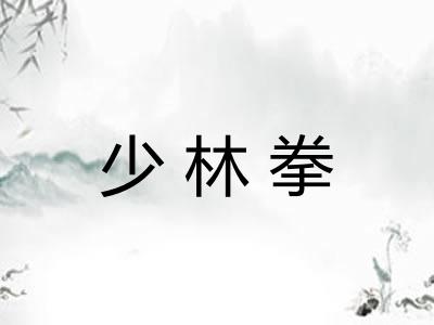 少林拳