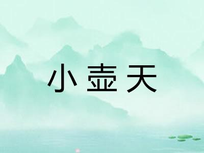 小壶天