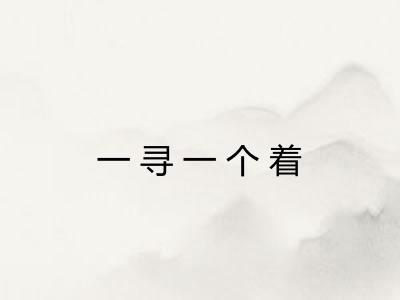 一寻一个着