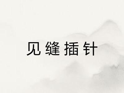 见缝插针 见缝插针