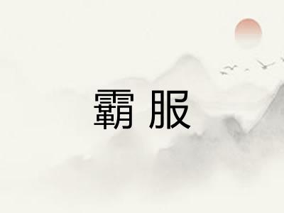 霸服