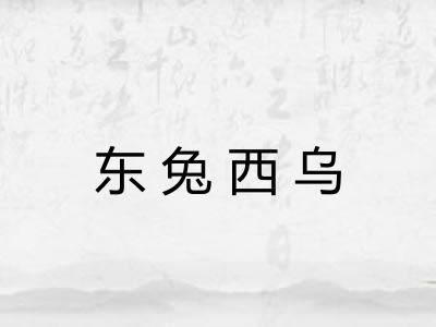 东兔西乌