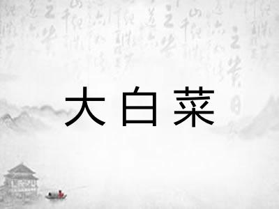 大白菜