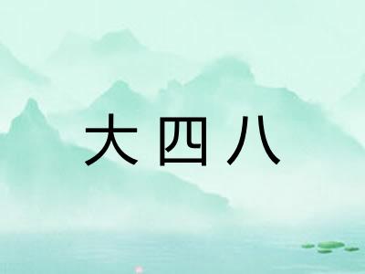 大四八