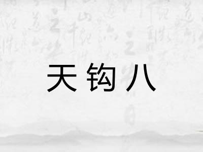 天钩八