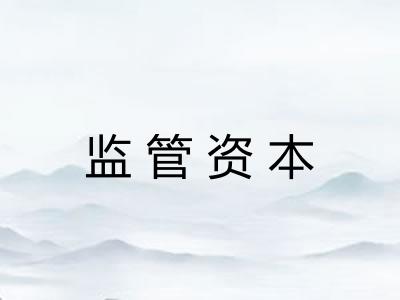 监管资本