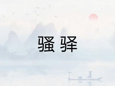骚驿 骚驿