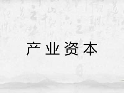 产业资本