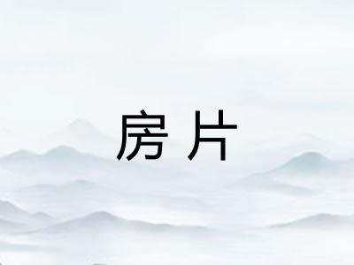 房片