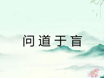 问道于盲