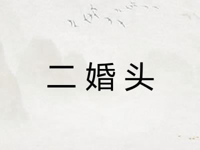 二婚头 二婚头