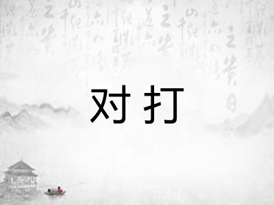对打