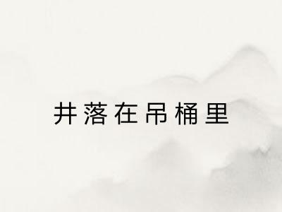 井落在吊桶里 井落在吊桶里