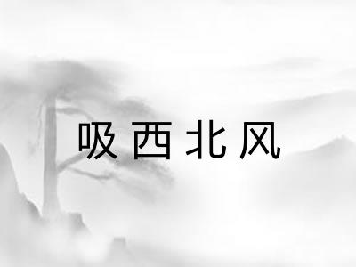 吸西北风
