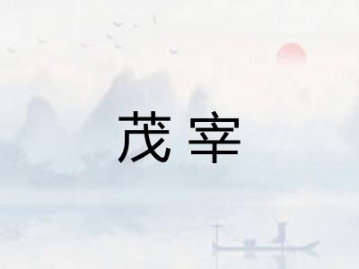 茂宰