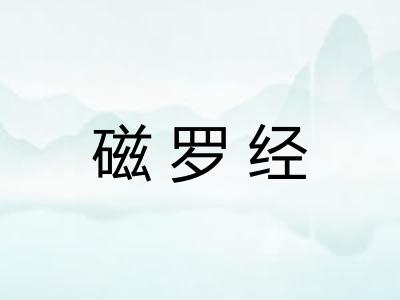 磁罗经 磁罗经