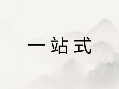 一站式