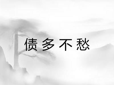 债多不愁