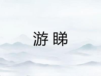 游睇