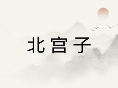 北宫子 北宫子