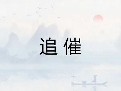 追催