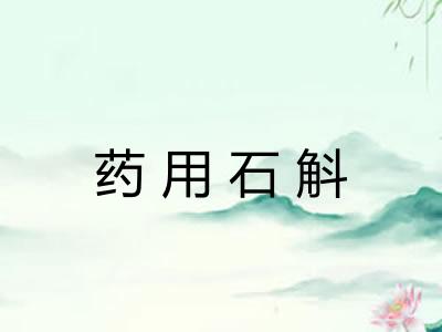 药用石斛 药用石斛