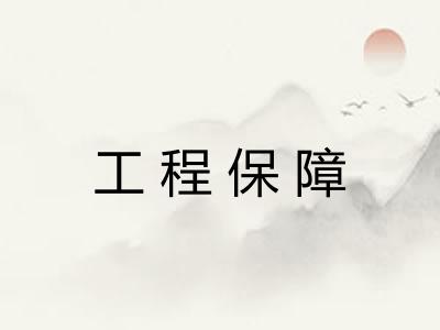 工程保障