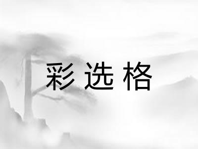 彩选格