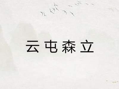 云屯森立