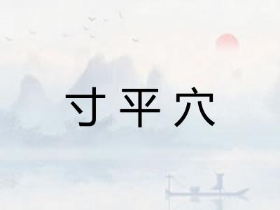 寸平穴