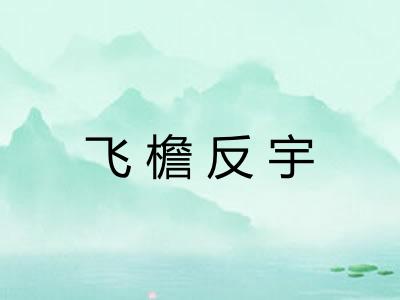 飞檐反宇