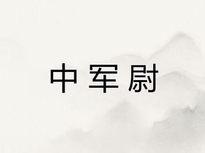 中军尉