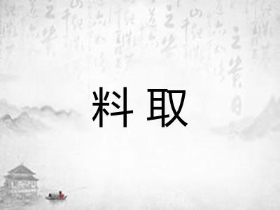 料取