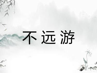 不远游