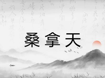 桑拿天