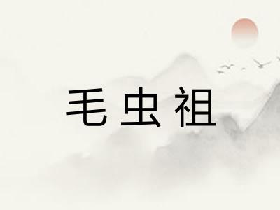 毛虫祖