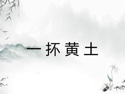 一抔黄土