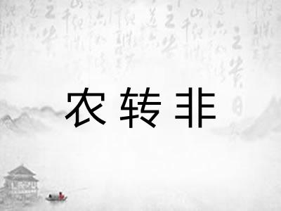 农转非