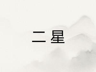 二星 二星