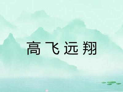 高飞远翔 高飞远翔