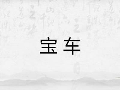 宝车 宝车