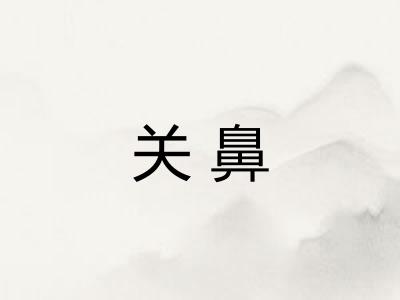 关鼻